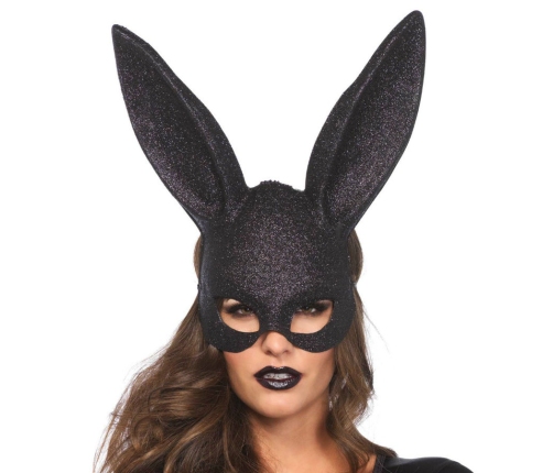 LEG AVENUE - GLITTER MASQUERADE RABBIT MASK