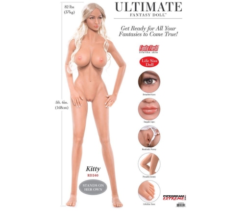 EXTREME TOYZ - PIPEDREAM EXTREME ULTIMATE FANTASY DOLLS KITTY 168 CM
