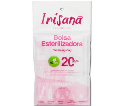 IRISANA - BOLSA ESTERILIZADORA COPA VAGINAL 1 UNIDAD