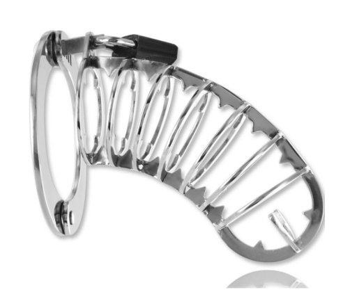 METAL HARD - PENIS CAGE WITH SECURITY LOCK 14 CM