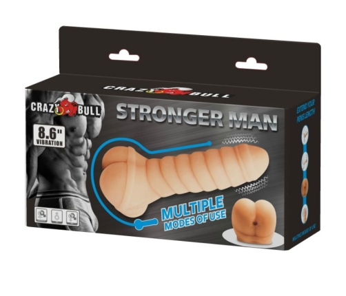 CRAZY BULL - MULTIFUNCTIONAL PENIS 21.8 CM