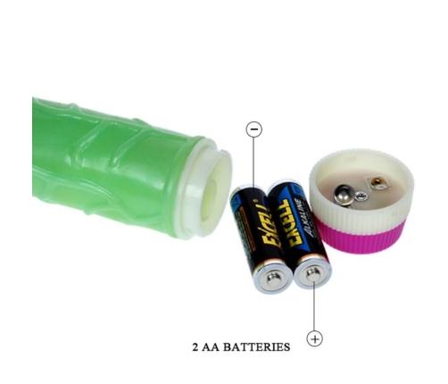 BAILE - WAVES OF PLEASURE VIBRATOR 23 CM GREEN