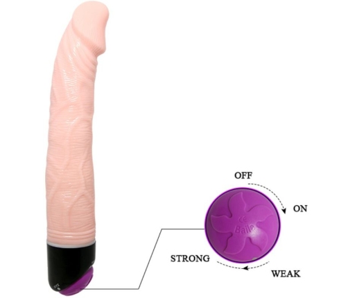 BAILE - ADOUR BAILE - CLUB REALISTIC VIBRATOR 23 CM NATURAL