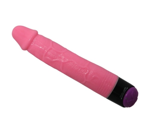 BAILE - COLORFUL SEX REALISTIC VIBRATOR PINK 23 CM
