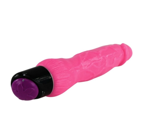 BAILE - COLORFUL SEX REALISTIC VIBRATOR PINK 24 CM