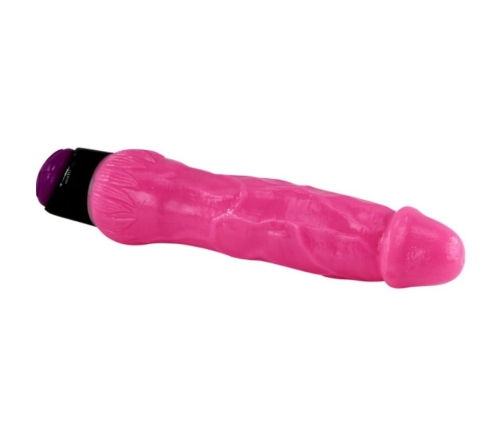 BAILE - COLORFUL SEX REALISTIC VIBRATOR PINK 24 CM
