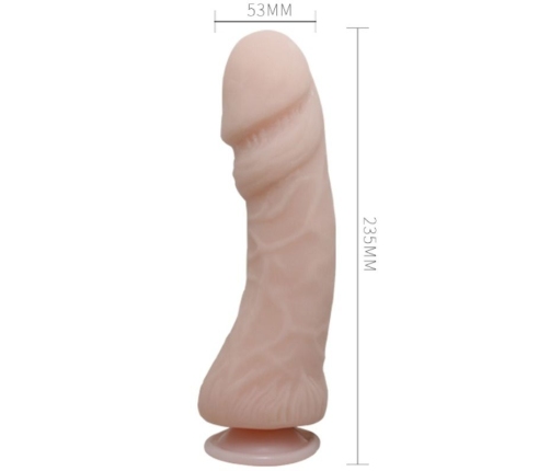 BAILE - THE BIG PENIS DILDO CON VIBRACIÓN NATURAL 23.5 CM