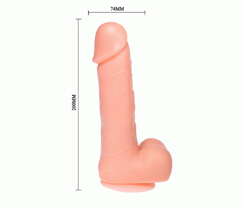 BAILE - REALISTIC DILDO DONG VIBRATION AND ROTATION 20 CM