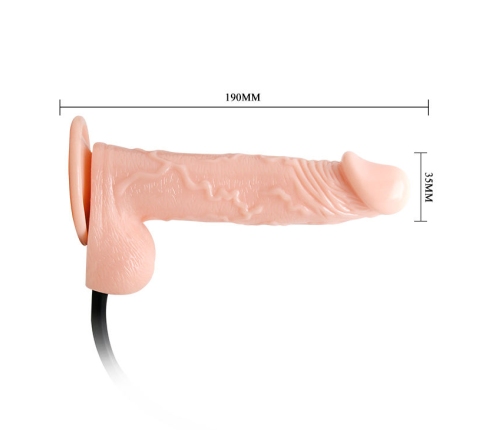 BAILE - DILDO REALÍSTICO VIBRADOR E INFLABLE