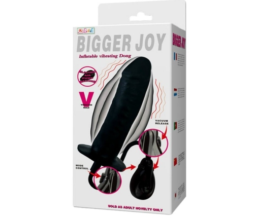 BAILE - BIGGER JOY INFLATABLE DILDO WITH VIBRATION 16 CM