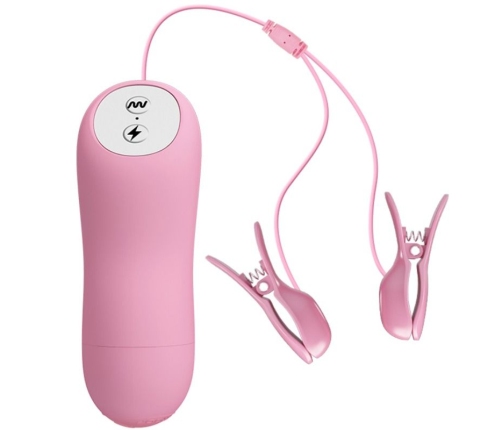 BAILE - ROMANTIC WAVE PINZAS CON VIBRACIÓN Y ELECTROSHOCK