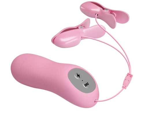 BAILE - ROMANTIC WAVE PINZAS CON VIBRACIÓN Y ELECTROSHOCK