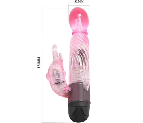 BAILE - GIVE YOU A KIND OF LOVER VIBRATOR WITH PINK RABBIT 10 MODES