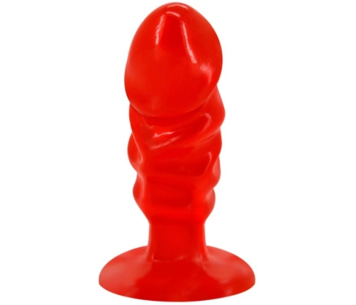 BAILE - UNISEX ANAL PLUG WITH RED SUCTION CUP