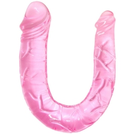 BAILE - DOUBLE DONG DOUBLE PINK DILDO BAILE - DOUBLE DONG DOUBLE PINK DILDO