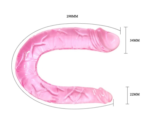 BAILE - DOUBLE DONG DOUBLE PINK DILDO