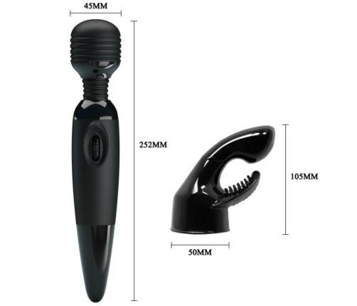BAILE - SENSUAL MASSAGER WITH INTERCHANGEABLE HEAD