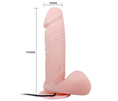 BAILE - VIBRADOR REALÍSTICO OLIVER CON FUNCION ROTACIÓN