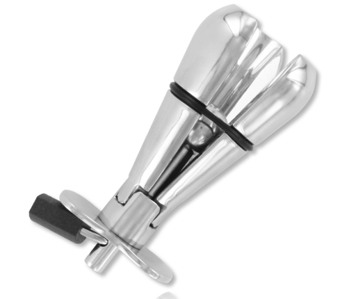 METAL HARD - METAL ANAL PLUG WITH LOCK