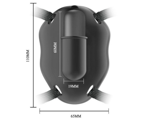 PRETTY LOVE - STRAP ON CON BALA VIBRADORA CARTER