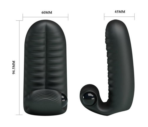 PRETTY LOVE - ABBOTT BLACK STIMULATOR THIMBLE