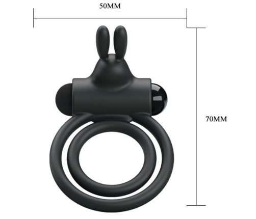 PRETTY LOVE - OSMOND SILICONE VIBRATOR RING