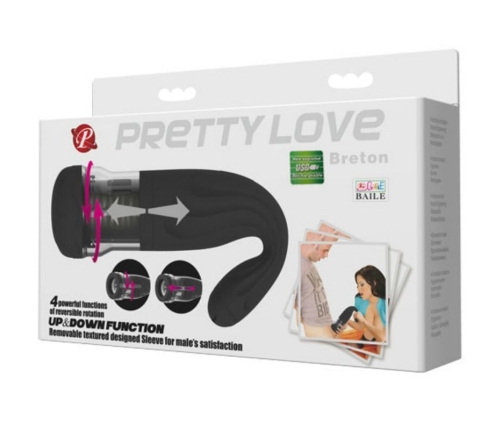 PRETTY LOVE - MASTURBADOR RECARGABLE MULTIFUNCIÓN BRETON