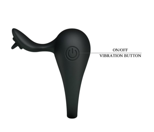 PRETTY LOVE - VIBRATING RING WITH TONGUE