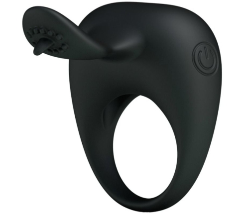 PRETTY LOVE - VIBRATING RING WITH TONGUE