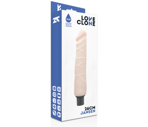 LOVECLONE - JANSEN SELF LUBRICATION VIBRATOR 26 CM -O- 4.2 CM