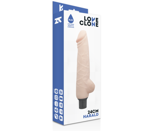 LOVECLONE - HARALD SELF LUBRICATION VIBRATOR 24 CM -O- 4 CM
