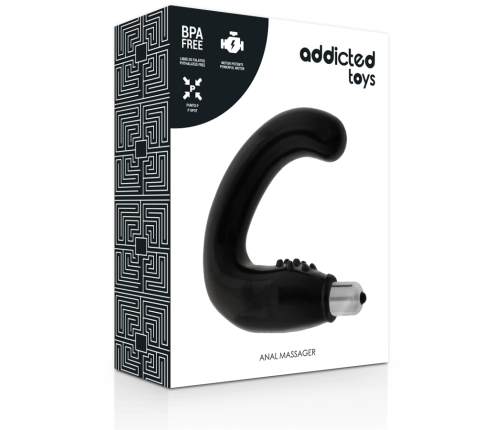 ADDICTED TOYS - ANAL MASSAGER BLACK