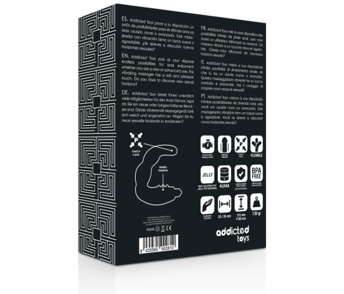 ADDICTED TOYS - PROSTATE ANAL MASSAGER VIBRATION