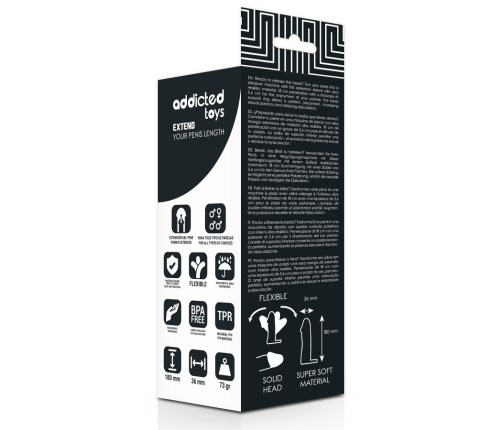 ADDICTED TOYS - EXTEND YOUR PENIS 18 CM