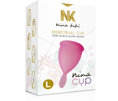 NINA KIKÍ - MENSTRUAL CUP PINK - SIZE L
