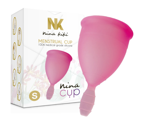 NINA KIKÍ - MENSTRUAL CUP PINK - SIZE S