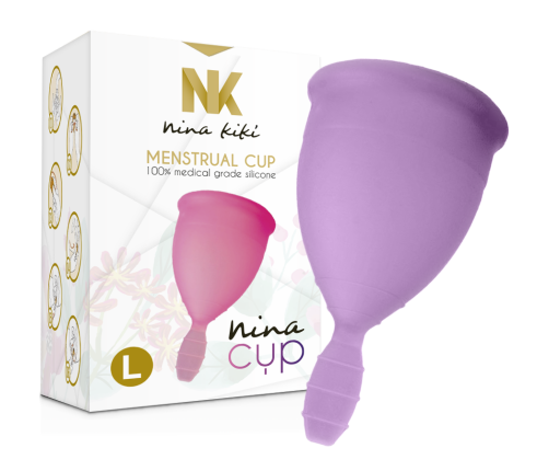 NINA KIKÍ - MENSTRUAL CUP PURPLE - SIZE L