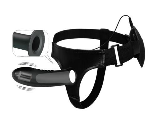 PRETTY LOVE - MYRON STRAP ON CON VIBRACIÓN Y DILDO HUECO