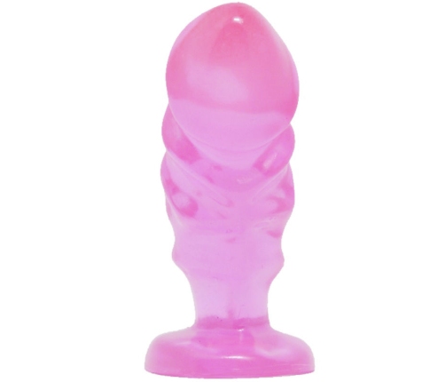 BAILE - UNISEX ANAL PLUG WITH PINK SUCTION CUP