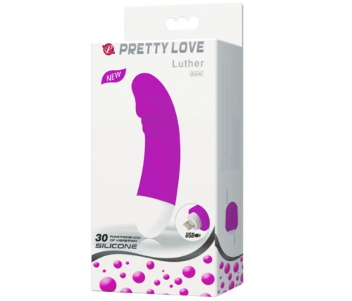 PRETTY LOVE - LUTHER MINI VIBRADOR 30 MODOS VIBRACIÓN