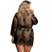 SUBBLIME - QUEEN PLUS LACE PEIGNOIR FLARED SLEEVES