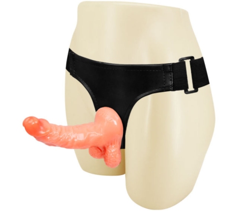 BAILE - HARNESS WITH REALISTIC PENIS AND ULTRA PASSIONATE ADJUSTABLE PANTIES 15.5 CM