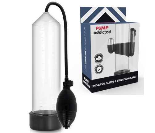 PUMP ADDICTED - RX3 TRANSPARENT VIBRATOR
