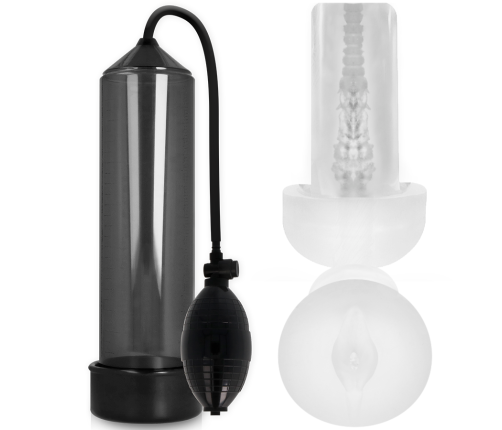 PUMP ADDICTED - RX3 BLACK WITH PLEASURE SLEEVE