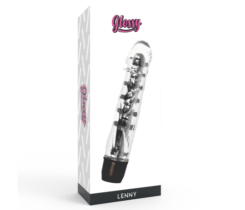 GLOSSY - LENNY VIBRATOR BLACK