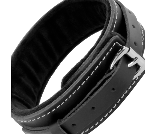 DARKNESS - HIGH QUALITY LEATHER NECKLACE WITH LEASH