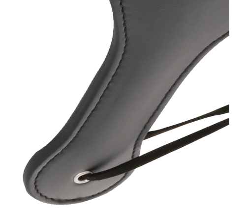 DARKNESS - ROUNDED BLACK FETISH PADDLE