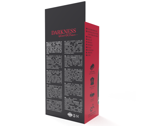 DARKNESS - BLACK BONE SILICONE GAG