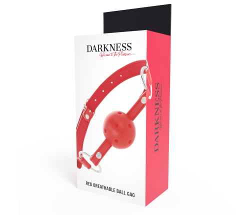 DARKNESS - RED BREATHABLE GAG
