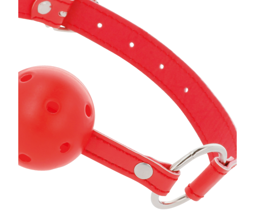 DARKNESS - RED BREATHABLE GAG